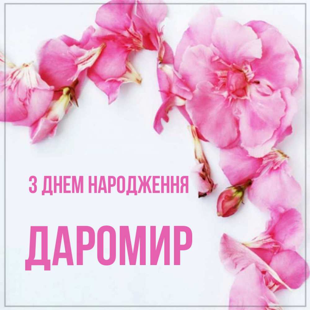 Открытка на каждый день з підписом, Даромир З Днем народження Красивая открытка для поздравления с днем рождения Прикольна листівка з побажанням онлайн скачати безкоштовно 