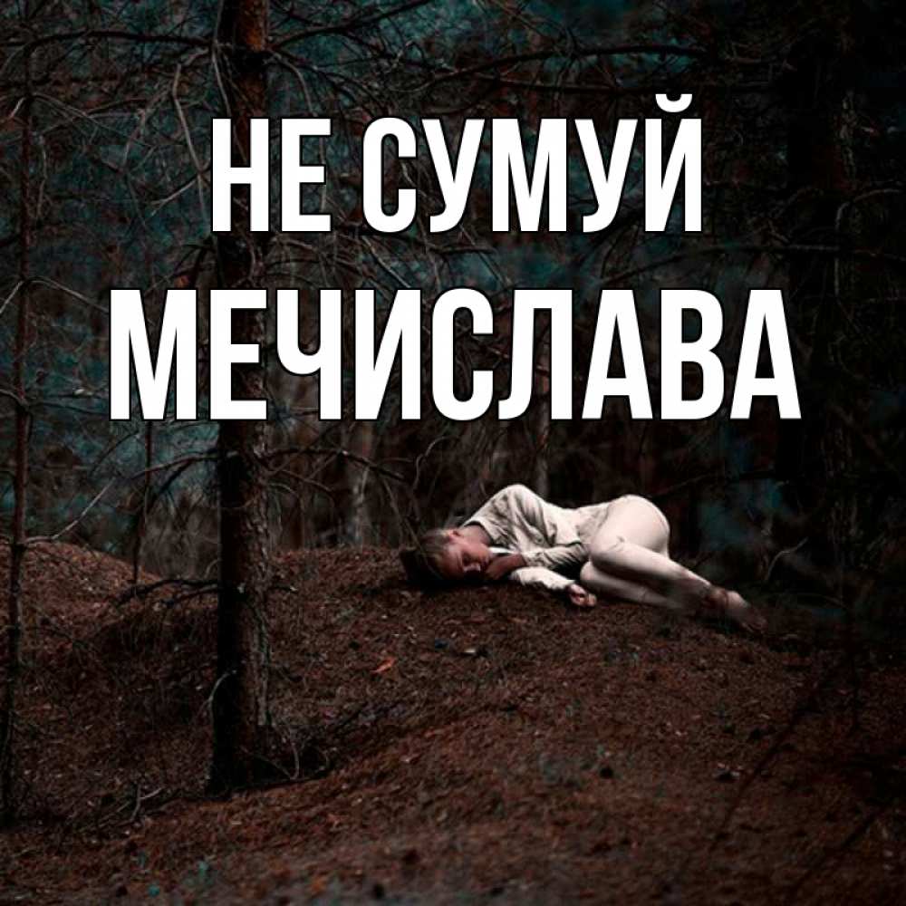 Открытка на каждый день з підписом, Мечислава Не сумуй лес Прикольна листівка з побажанням онлайн скачати безкоштовно 