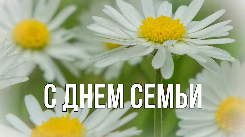 Листівка С днем семьи, 