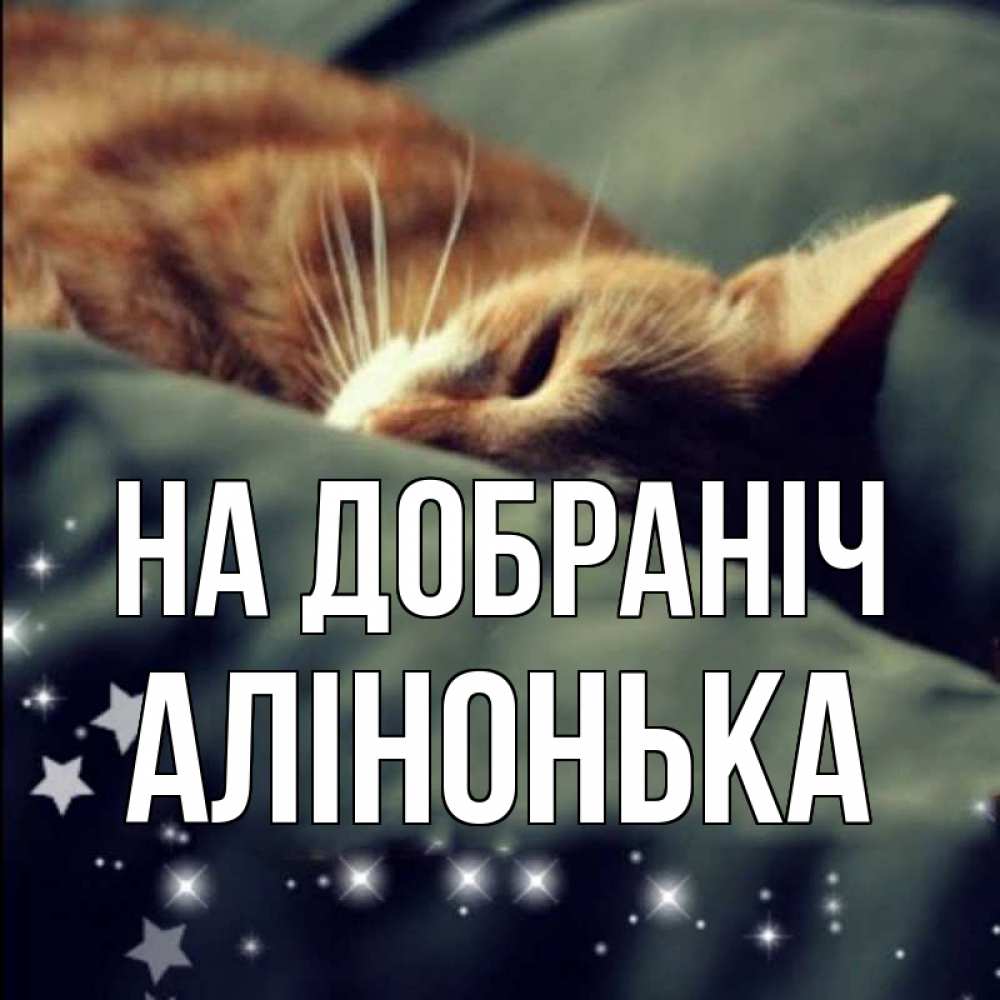 Открытка на каждый день з підписом, Алінонька На добраніч кроватка Прикольна листівка з побажанням онлайн скачати безкоштовно 