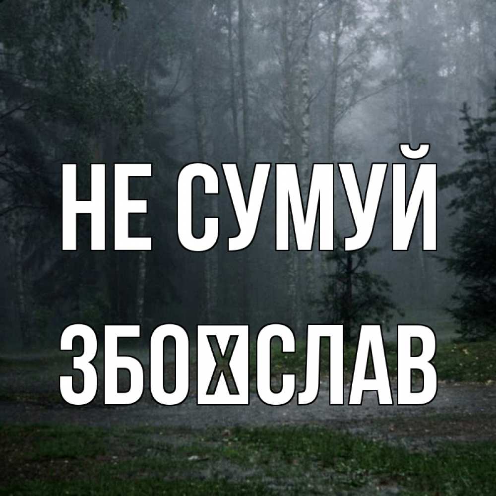 Открытка на каждый день з підписом, Збоїслав Не сумуй осень Прикольна листівка з побажанням онлайн скачати безкоштовно 
