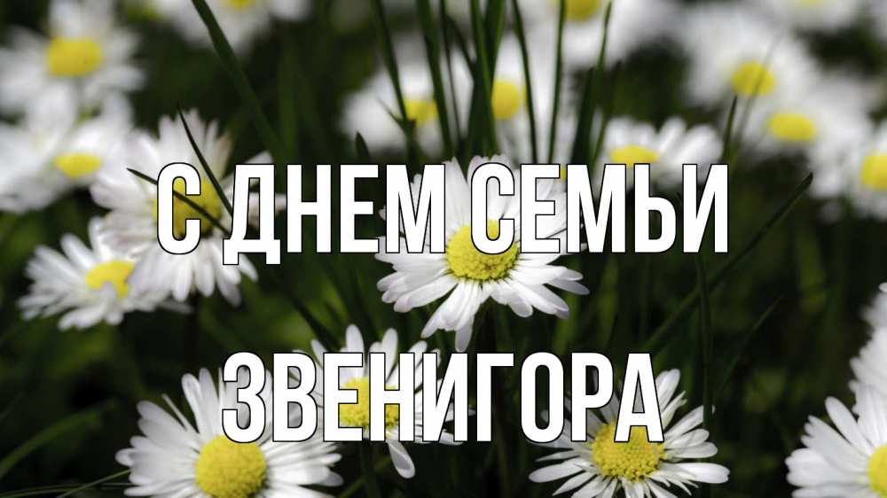 Открытка на каждый день з підписом, Звенигора С днем семьи с днем семьи  2 Прикольна листівка з побажанням онлайн скачати безкоштовно 