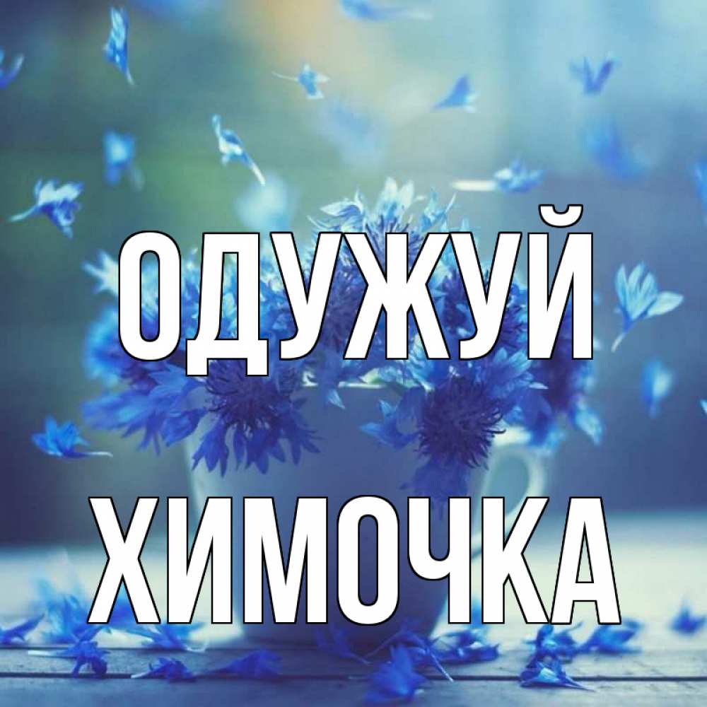 Открытка на каждый день з підписом, Химочка Одужуй кружка с зельем и цветами Прикольна листівка з побажанням онлайн скачати безкоштовно 