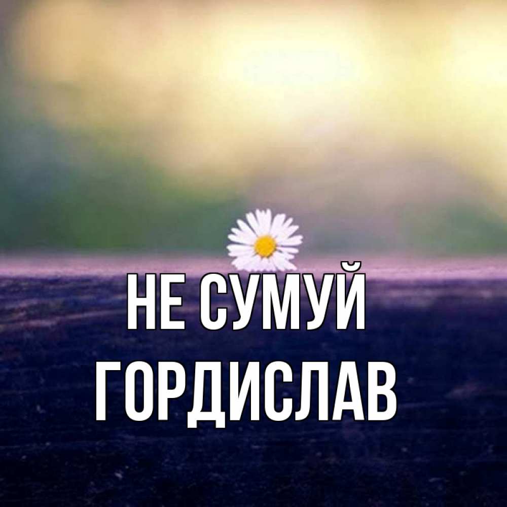 Открытка на каждый день з підписом, Гордислав Не сумуй красота Прикольна листівка з побажанням онлайн скачати безкоштовно 