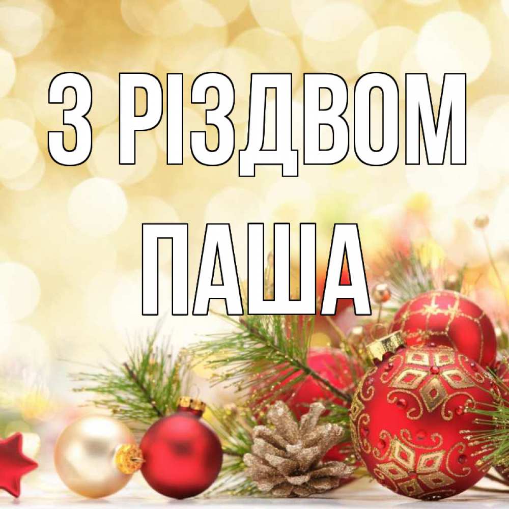 Открытка на каждый день з підписом, Паша З Різдвом с рождеством Прикольна листівка з побажанням онлайн скачати безкоштовно 