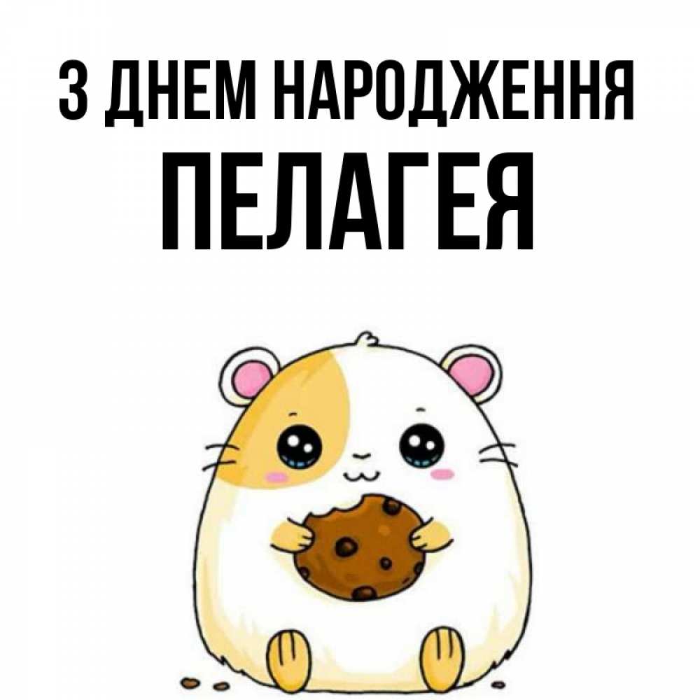 Открытка на каждый день з підписом, Пелагея З Днем народження с днюхой Прикольна листівка з побажанням онлайн скачати безкоштовно 