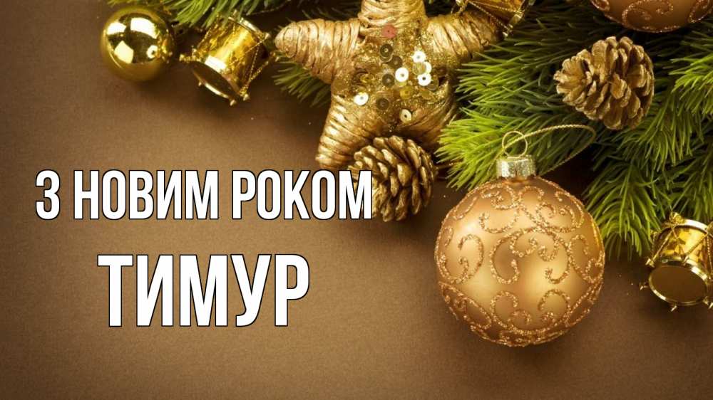 Открытка на каждый день з підписом, Тимур З новим роком новый год Прикольна листівка з побажанням онлайн скачати безкоштовно 