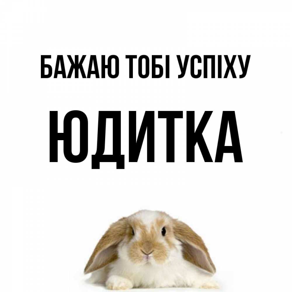Открытка на каждый день з підписом, Юдитка Бажаю тобі успіху открытки с произвольным текстом который можно вставить в открытку и создать ее самостоятельно бесплатно онлайн Прикольна листівка з побажанням онлайн скачати безкоштовно 