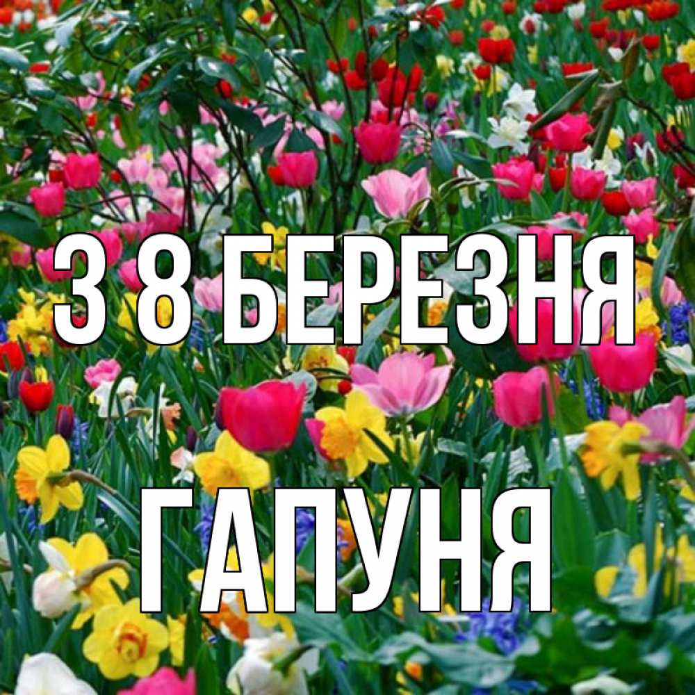 Открытка на каждый день з підписом, Гапуня З 8 БЕРЕЗНЯ с международным женским днем поздравления для женщины Прикольна листівка з побажанням онлайн скачати безкоштовно 
