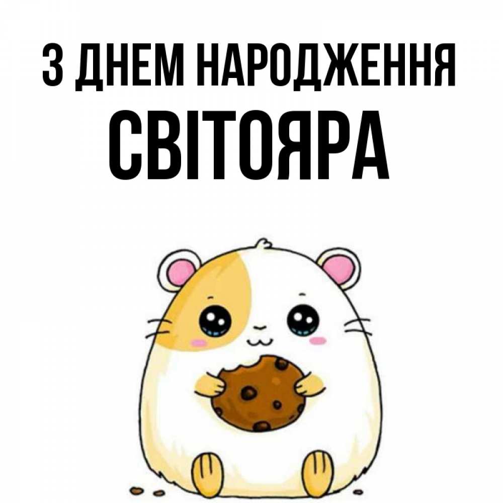 Открытка на каждый день з підписом, Світояра З Днем народження с днюхой Прикольна листівка з побажанням онлайн скачати безкоштовно 