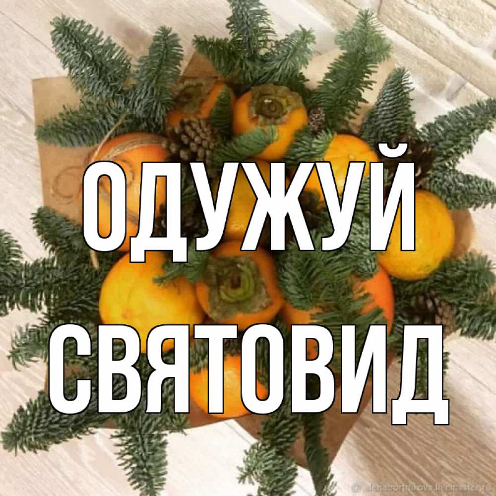 Открытка на каждый день з підписом, Святовид Одужуй апельсины и хурьма Прикольна листівка з побажанням онлайн скачати безкоштовно 