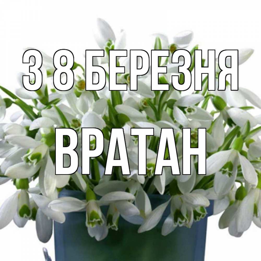 Открытка на каждый день з підписом, Вратан З 8 БЕРЕЗНЯ цветы к международному женскому дню Прикольна листівка з побажанням онлайн скачати безкоштовно 