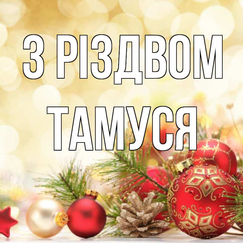 Открытка на каждый день з підписом, Тамуся З Різдвом с рождеством Прикольна листівка з побажанням онлайн скачати безкоштовно 
