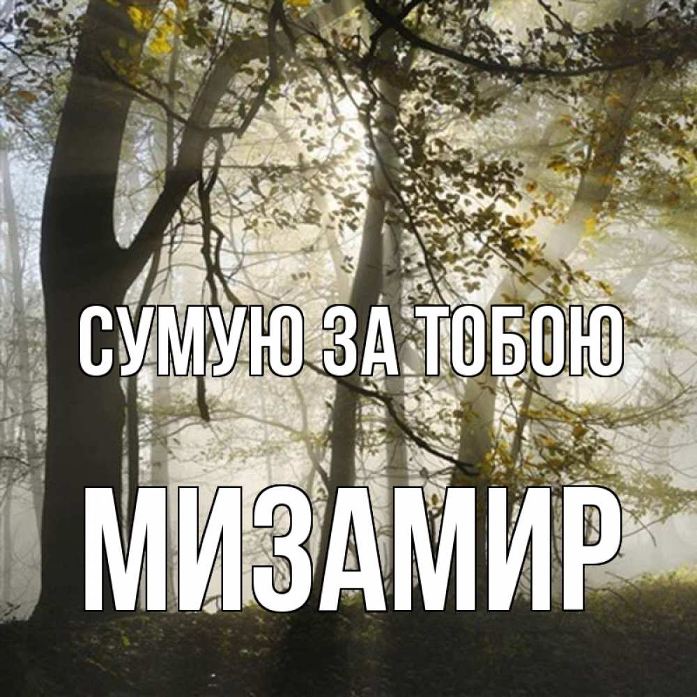 Открытка на каждый день з підписом, Мизамир Сумую за тобою грустно Прикольна листівка з побажанням онлайн скачати безкоштовно 