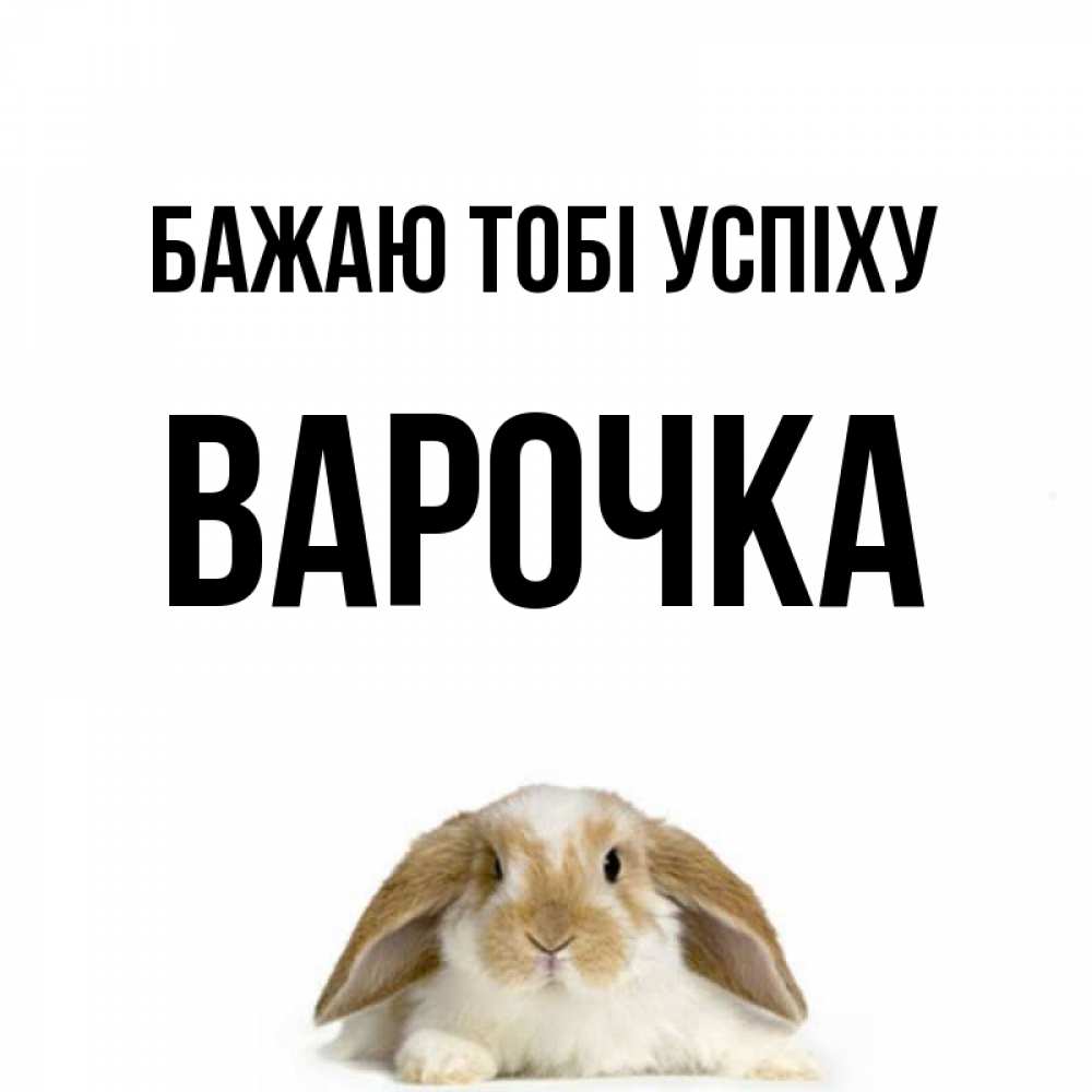 Открытка на каждый день з підписом, Варочка Бажаю тобі успіху открытки с произвольным текстом который можно вставить в открытку и создать ее самостоятельно бесплатно онлайн Прикольна листівка з побажанням онлайн скачати безкоштовно 