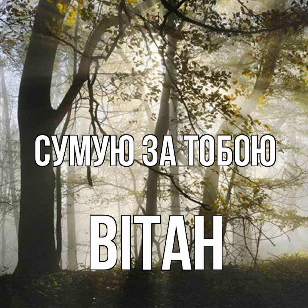 Открытка на каждый день з підписом, Вітан Сумую за тобою грустно Прикольна листівка з побажанням онлайн скачати безкоштовно 