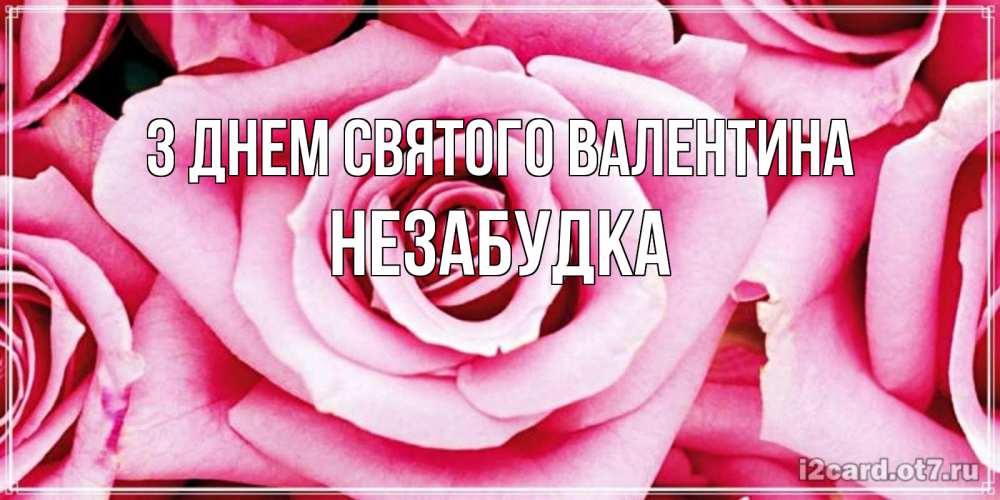 Открытка на каждый день з підписом, Незабудка З Днем Святого Валентина роза розовая на день Святого Валентина Прикольна листівка з побажанням онлайн скачати безкоштовно 