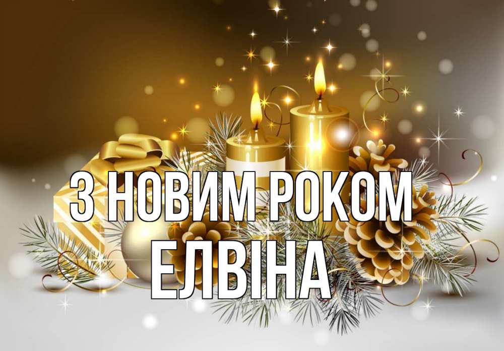 Открытка на каждый день з підписом, Елвіна З новим роком новый год Прикольна листівка з побажанням онлайн скачати безкоштовно 