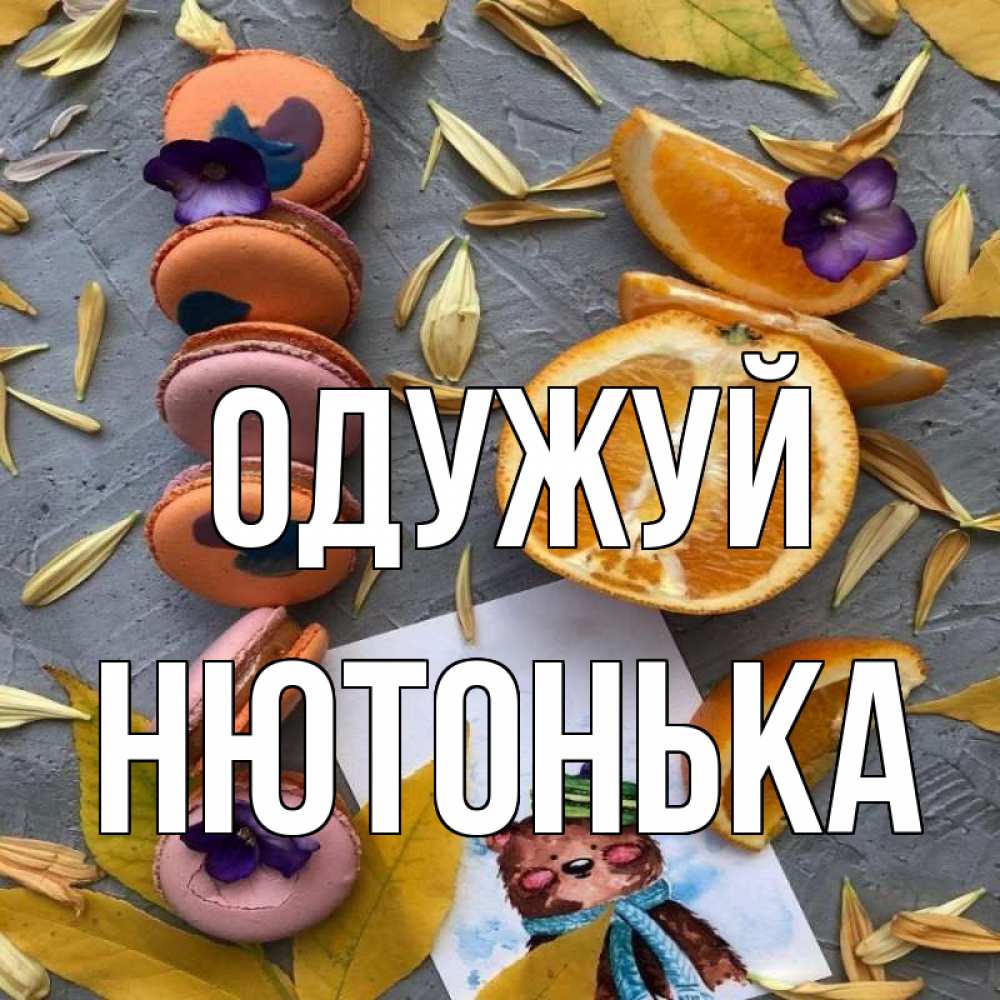 Открытка на каждый день з підписом, Нютонька Одужуй не болейте Прикольна листівка з побажанням онлайн скачати безкоштовно 
