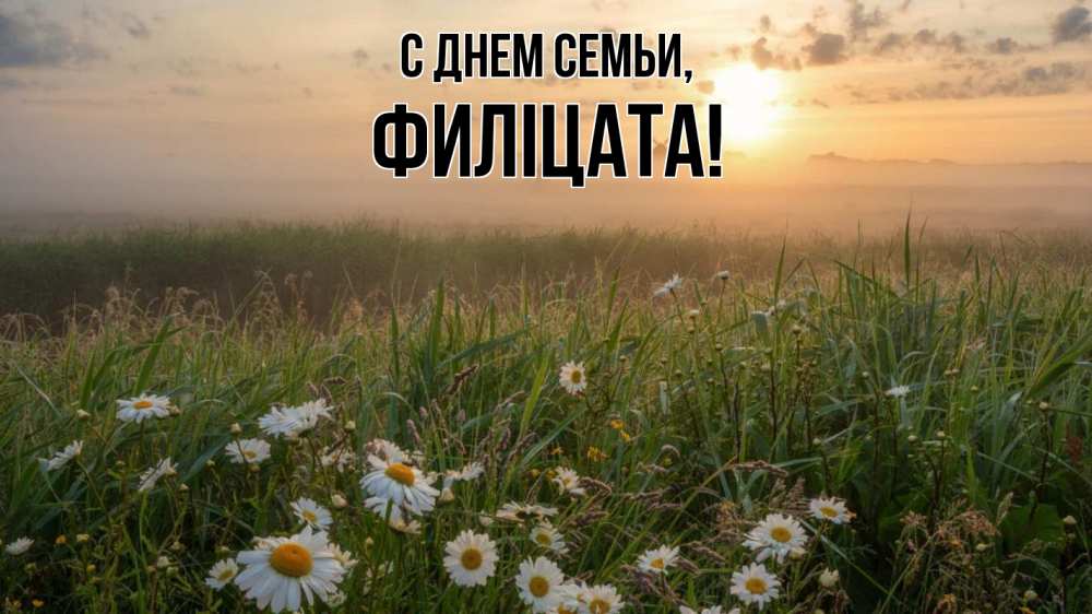 Открытка на каждый день з підписом, Филіцата С днем семьи с днем семьи Прикольна листівка з побажанням онлайн скачати безкоштовно 