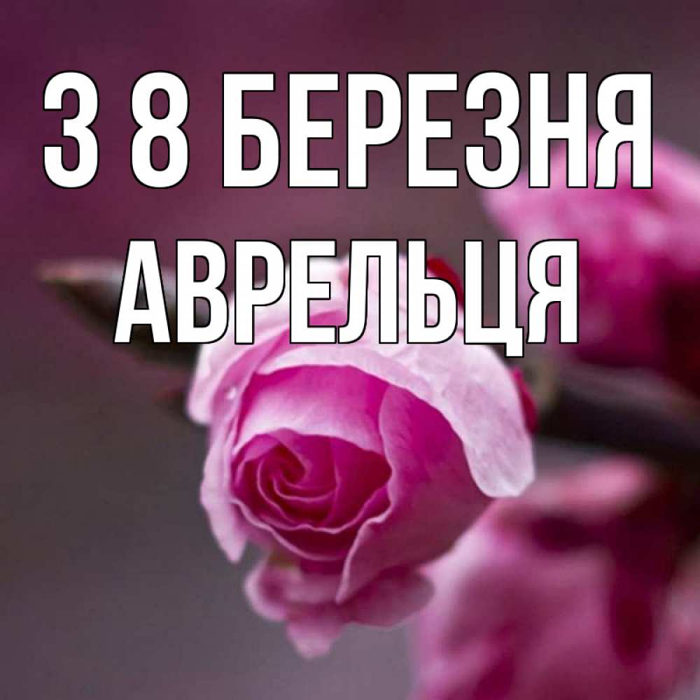 Открытка на каждый день з підписом, Аврельця З 8 БЕРЕЗНЯ весна Прикольна листівка з побажанням онлайн скачати безкоштовно 