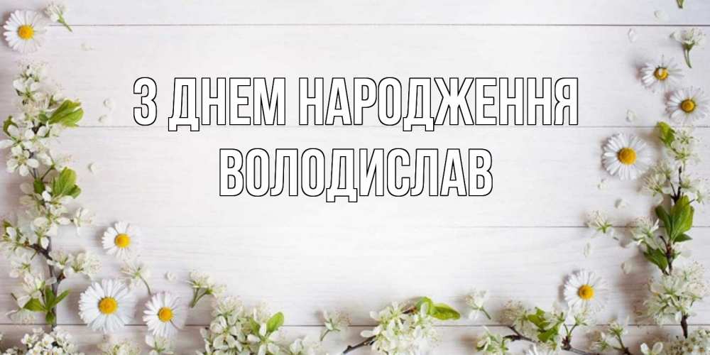 Открытка на каждый день з підписом, Володислав З Днем народження Воздушные шары Прикольна листівка з побажанням онлайн скачати безкоштовно 
