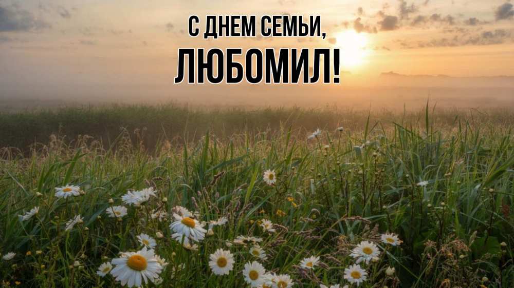 Открытка на каждый день з підписом, Любомил С днем семьи с днем семьи Прикольна листівка з побажанням онлайн скачати безкоштовно 