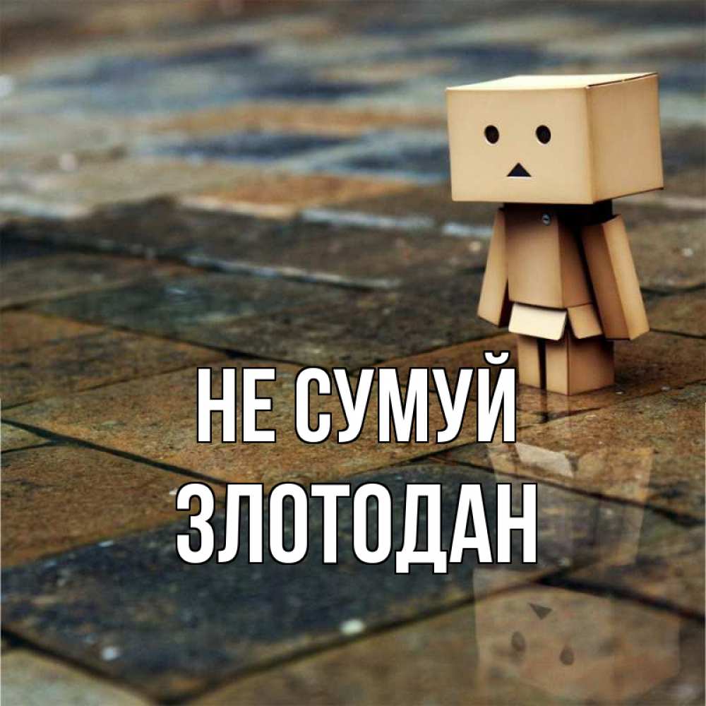 Открытка на каждый день з підписом, Злотодан Не сумуй Стив Прикольна листівка з побажанням онлайн скачати безкоштовно 
