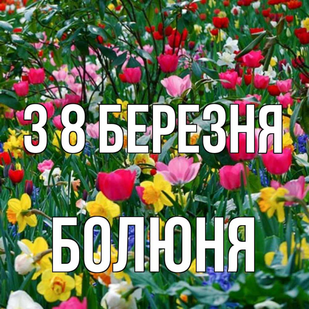 Открытка на каждый день з підписом, Болюня З 8 БЕРЕЗНЯ с международным женским днем поздравления для женщины Прикольна листівка з побажанням онлайн скачати безкоштовно 