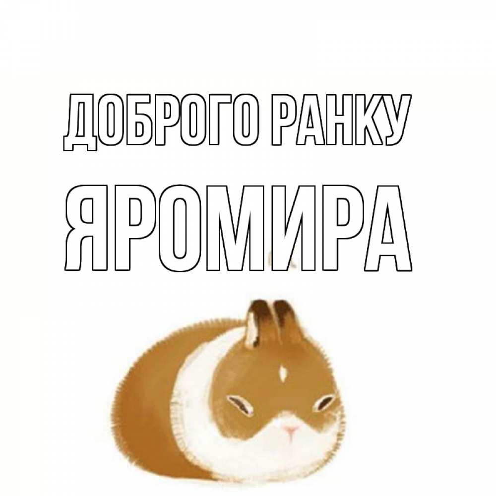 Открытка на каждый день з підписом, Яромира Доброго ранку хорошего утречка Прикольна листівка з побажанням онлайн скачати безкоштовно 