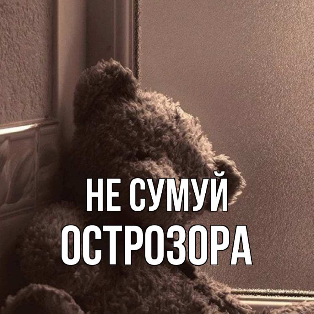 Открытка на каждый день з підписом, Острозора Не сумуй стекол рефленое Прикольна листівка з побажанням онлайн скачати безкоштовно 