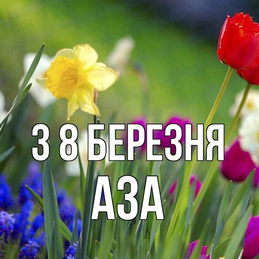 Открытка на каждый день з підписом, Аза З 8 БЕРЕЗНЯ международный женский день 3 Прикольна листівка з побажанням онлайн скачати безкоштовно 