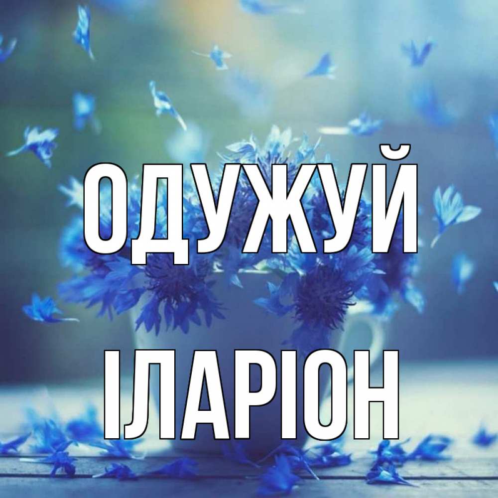 Открытка на каждый день з підписом, Іларіон Одужуй кружка с зельем и цветами Прикольна листівка з побажанням онлайн скачати безкоштовно 