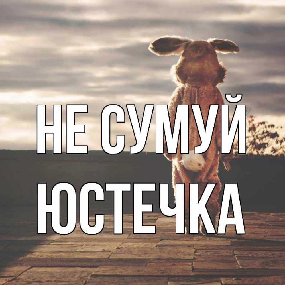 Открытка на каждый день з підписом, Юстечка Не сумуй со спины Прикольна листівка з побажанням онлайн скачати безкоштовно 