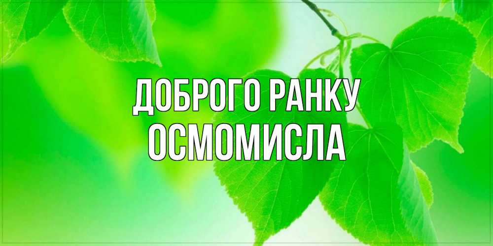 Открытка на каждый день з підписом, Осмомисла Доброго ранку доброе утро с березовыми листьями Прикольна листівка з побажанням онлайн скачати безкоштовно 