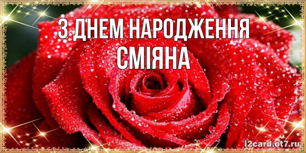 Открытка на каждый день з підписом, Сміяна З Днем народження роса и роза. открытка с красивой розой Прикольна листівка з побажанням онлайн скачати безкоштовно 