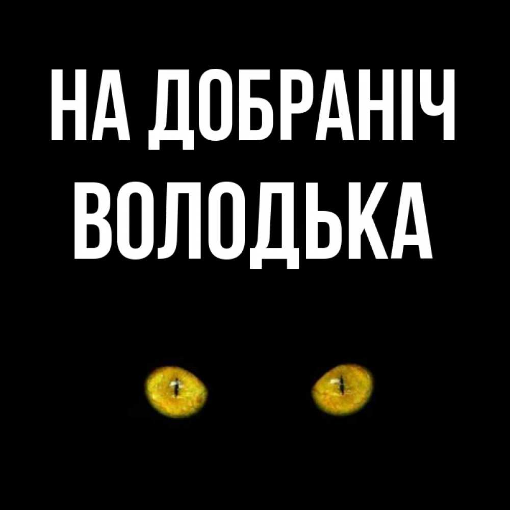 Открытка на каждый день з підписом, Володька На добраніч сладких снов бесстрашный мой дружочек Прикольна листівка з побажанням онлайн скачати безкоштовно 