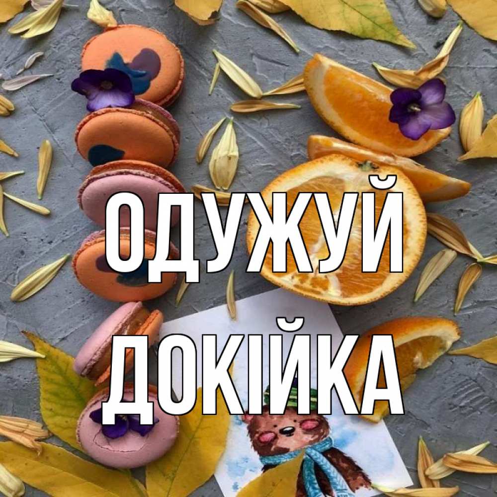 Открытка на каждый день з підписом, Докійка Одужуй не болейте Прикольна листівка з побажанням онлайн скачати безкоштовно 