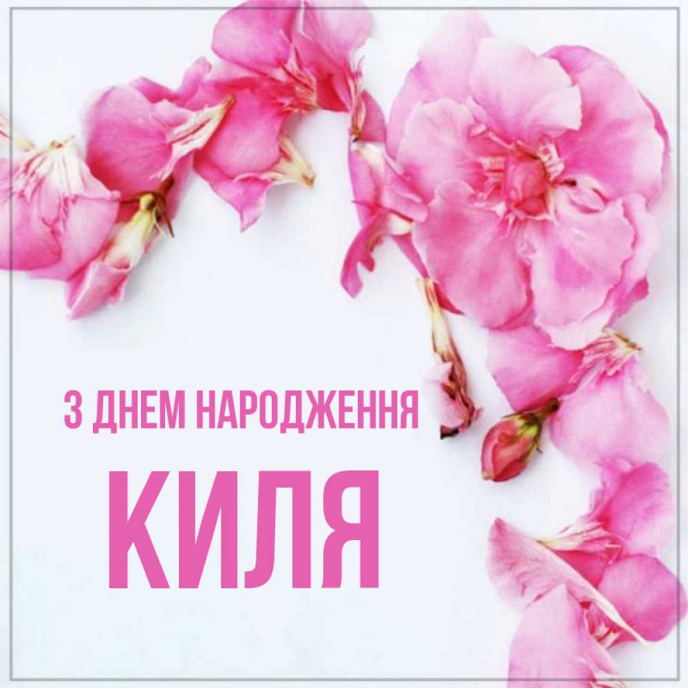 Открытка на каждый день з підписом, Киля З Днем народження Красивая открытка для поздравления с днем рождения Прикольна листівка з побажанням онлайн скачати безкоштовно 
