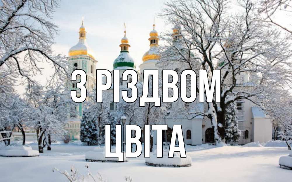 Открытка на каждый день з підписом, Цвіта З Різдвом зима, церковь Прикольна листівка з побажанням онлайн скачати безкоштовно 