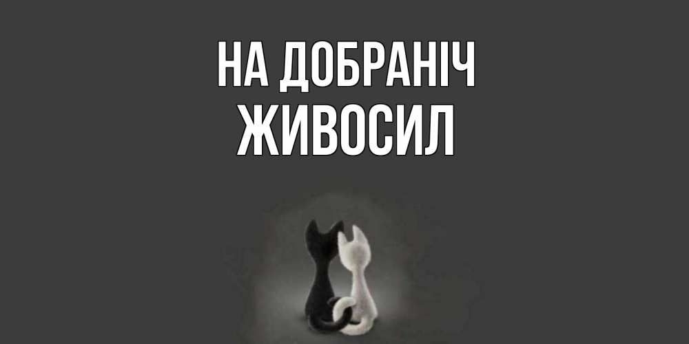 Открытка на каждый день з підписом, Живосил На добраніч коты Прикольна листівка з побажанням онлайн скачати безкоштовно 