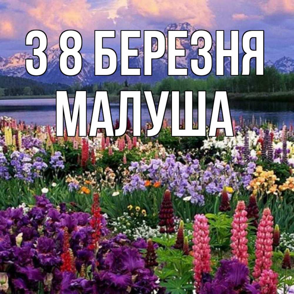 Открытка на каждый день з підписом, Малуша З 8 БЕРЕЗНЯ международный женский день Прикольна листівка з побажанням онлайн скачати безкоштовно 