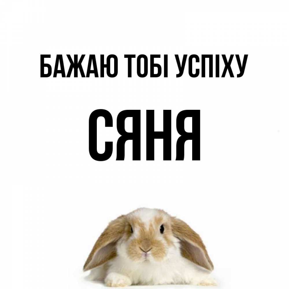 Открытка на каждый день з підписом, Сяня Бажаю тобі успіху открытки с произвольным текстом который можно вставить в открытку и создать ее самостоятельно бесплатно онлайн Прикольна листівка з побажанням онлайн скачати безкоштовно 