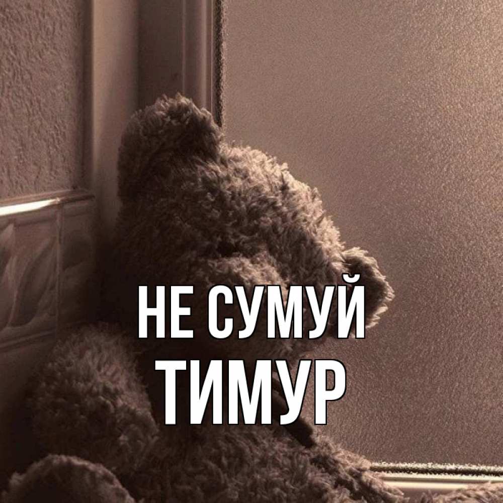 Открытка на каждый день з підписом, Тимур Не сумуй стекол рефленое Прикольна листівка з побажанням онлайн скачати безкоштовно 