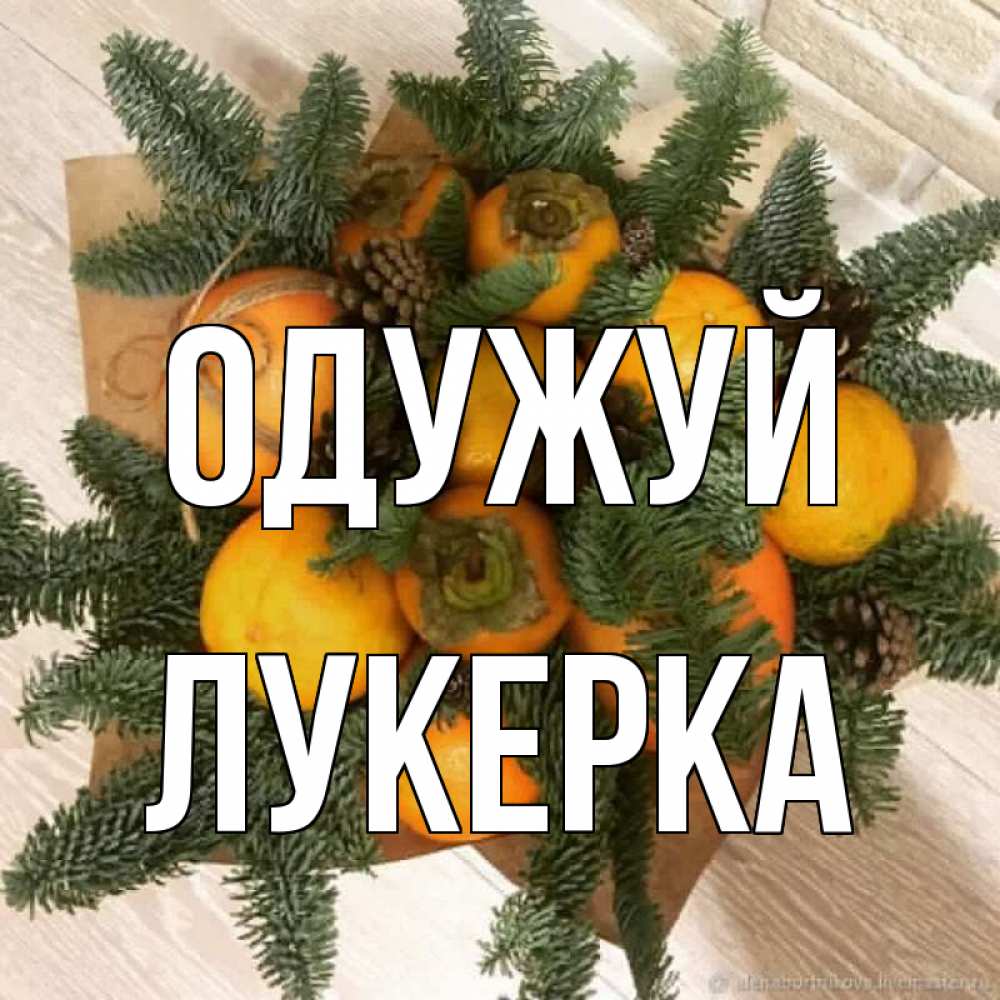 Открытка на каждый день з підписом, Лукерка Одужуй апельсины и хурьма Прикольна листівка з побажанням онлайн скачати безкоштовно 