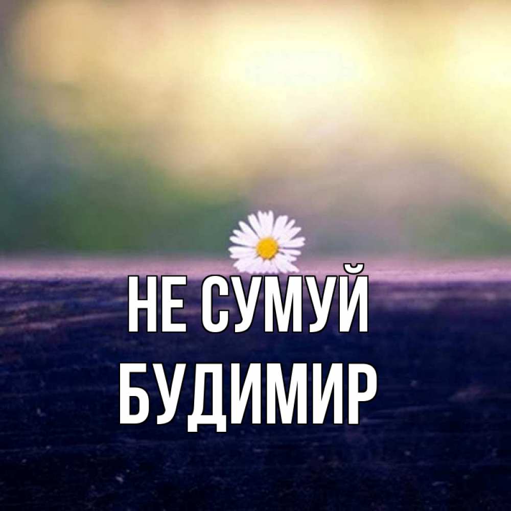 Открытка на каждый день з підписом, Будимир Не сумуй красота Прикольна листівка з побажанням онлайн скачати безкоштовно 