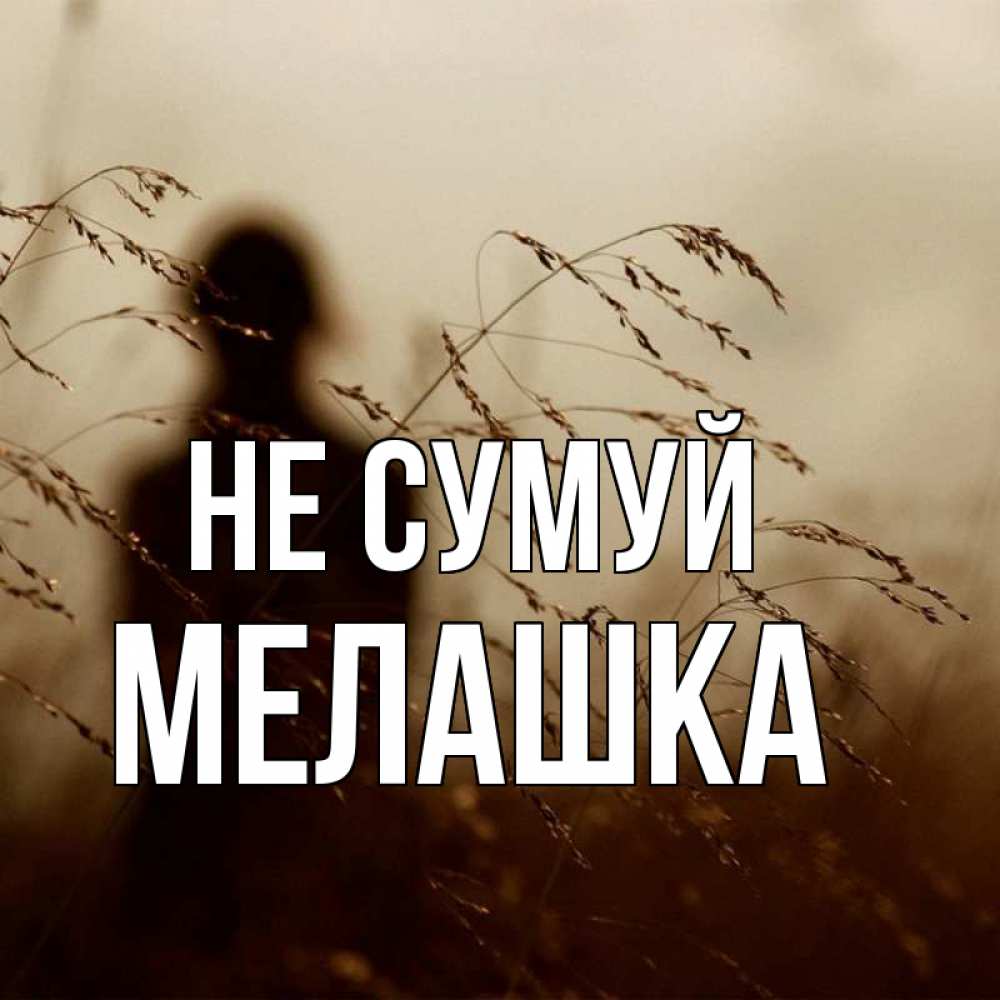 Открытка на каждый день з підписом, Мелашка Не сумуй грусть Прикольна листівка з побажанням онлайн скачати безкоштовно 