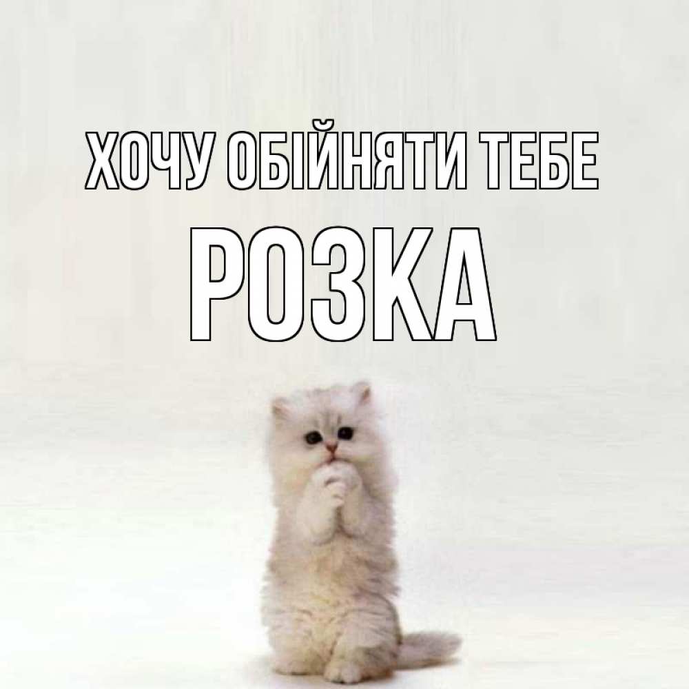 Открытка на каждый день з підписом, Розка Хочу обійняти тебе открытки с креативными подписями Прикольна листівка з побажанням онлайн скачати безкоштовно 