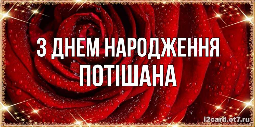 Открытка на каждый день з підписом, Потішана З Днем народження роса на розе блестящая в лучах солнца Прикольна листівка з побажанням онлайн скачати безкоштовно 
