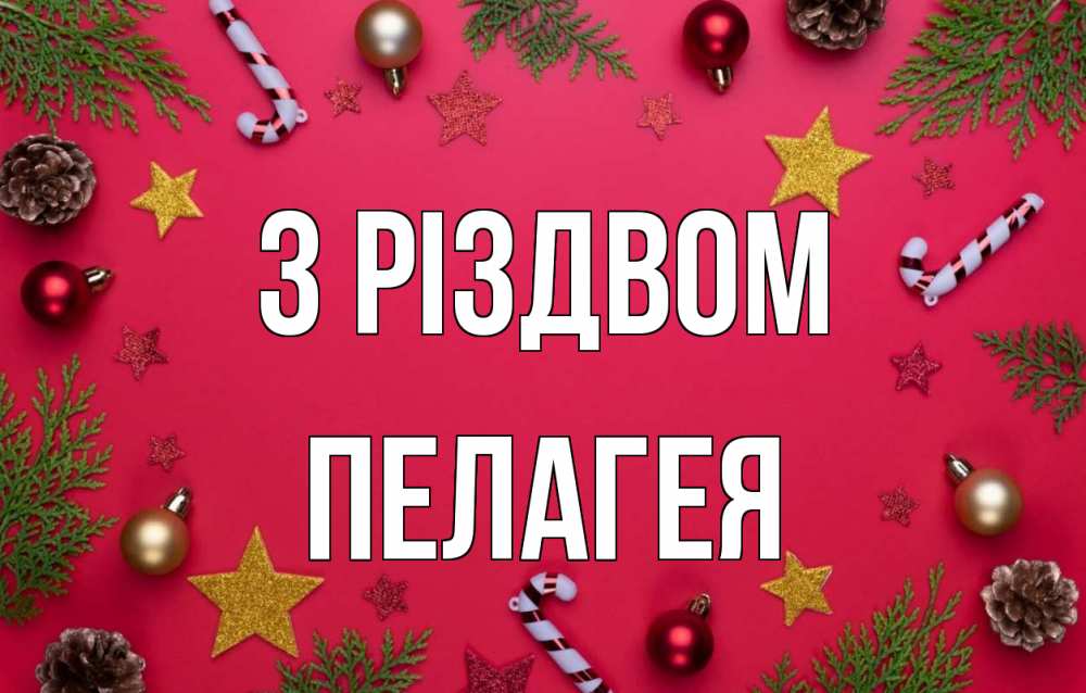 Открытка на каждый день з підписом, Пелагея З Різдвом с рождеством Прикольна листівка з побажанням онлайн скачати безкоштовно 